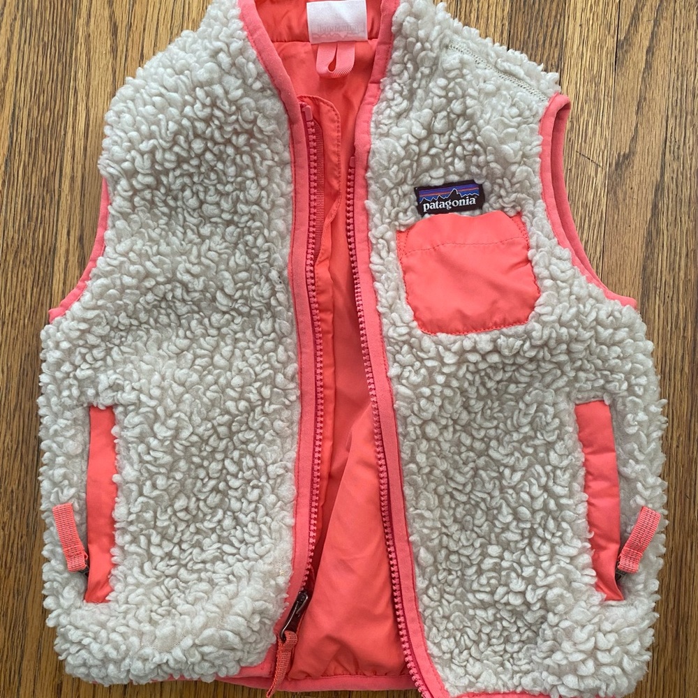Patagonia Baby Retro-X® Fleece Vest - Pink